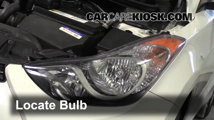 2013 Hyundai Elantra Coupe GS 1.8L 4 Cyl. Coupe (2 Door) Luces Luz de giro delantera (reemplazar foco)